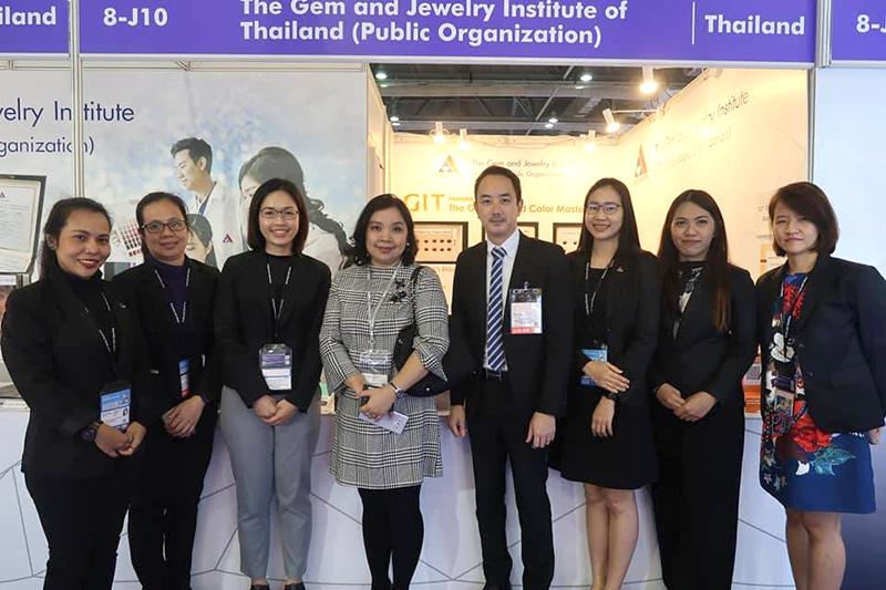 2019-02-26: GIT attend Hong Kong International Diamond, Gem & Pearl Show 2019